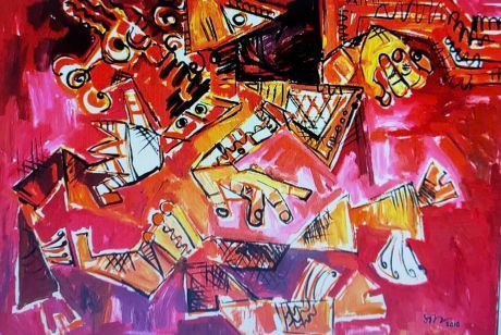 Hai bức tranh về Truyện Kiều của Họa sĩ Việt Nam được bảo hiểm tác phẩm hội họa 210.000 USD tại triển lãm quốc tế Malaysia