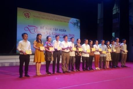 Tập huấn các Câu lạc bộ Dân ca Ví, Giặm Nghệ Tĩnh năm 2018