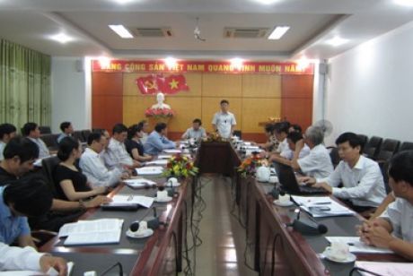 Đồng chí Lê Thành Long, Phó Bí thư tỉnh ủy làm việc với Sở Văn hóa Thể thao và Du lịch