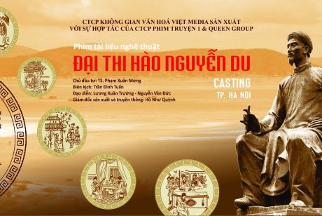 Thực hiện các cảnh quay phim tài liệu nghệ thuật “Đại thi hào Nguyễn Du” tại Hà Tĩnh